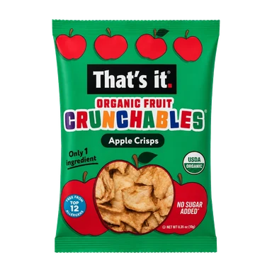 That's it. organic fruit crunchables, apple crisps