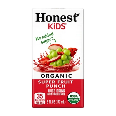 Honest Kids organic juice drink, super fruit punch