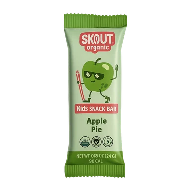 Skout Organic kids snack bar, apple pie
